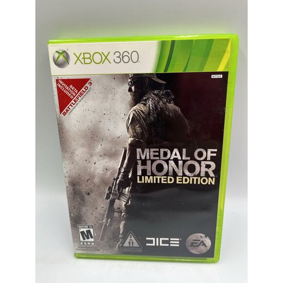 Medal of Honor -- Limited Edition (Xbox 360, 2010) Complete Tested Working - Picture 1 of 7
